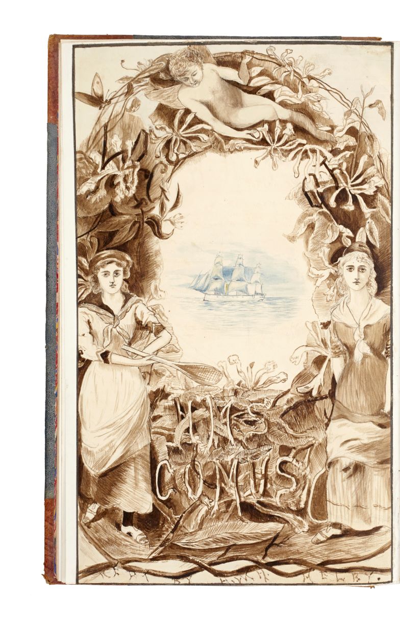 こん炉　Family Affeir 複製原画 こん炉『Family Affair』直筆サイン入り複製原画 【BLグッズ